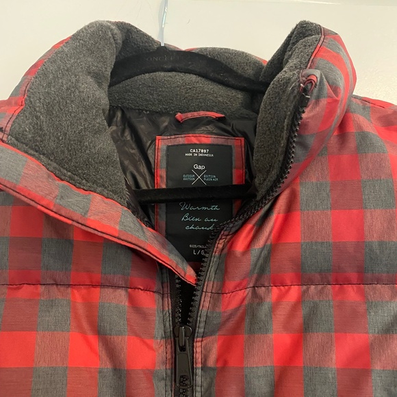 Checkered puffer vest - Picture 2 of 4